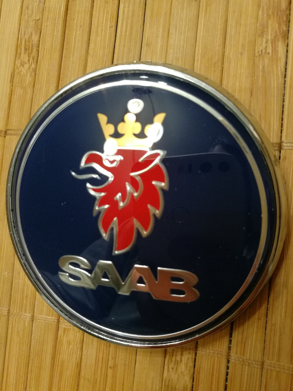 Saab X Hood Emblem Original Saab Badge