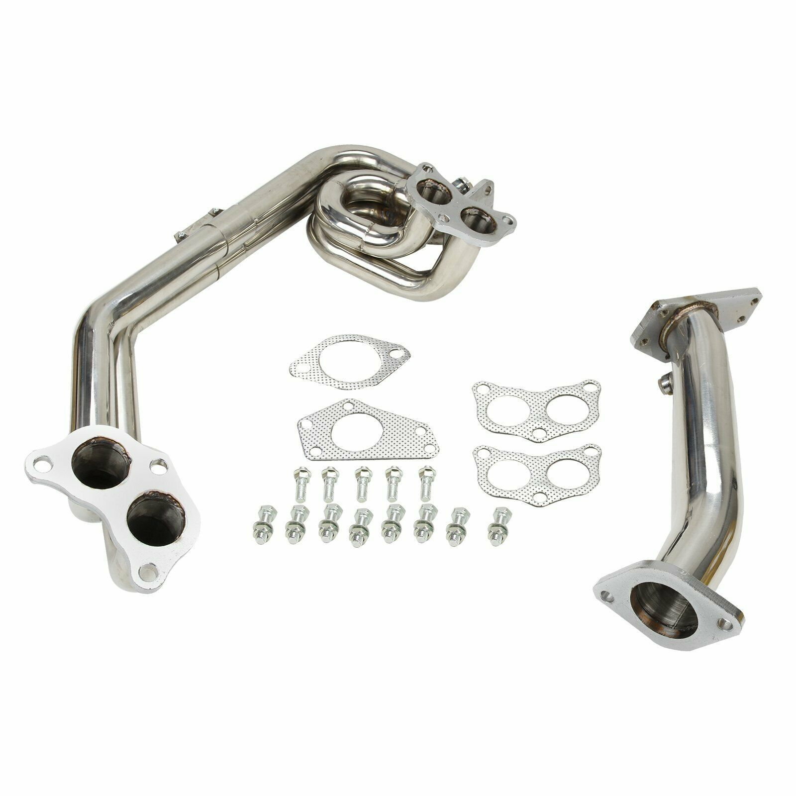 FOR 08 17 SUBARU IMPREZA WRX STI EJ25 2PC MANIFOLD HEADER UP PIPE