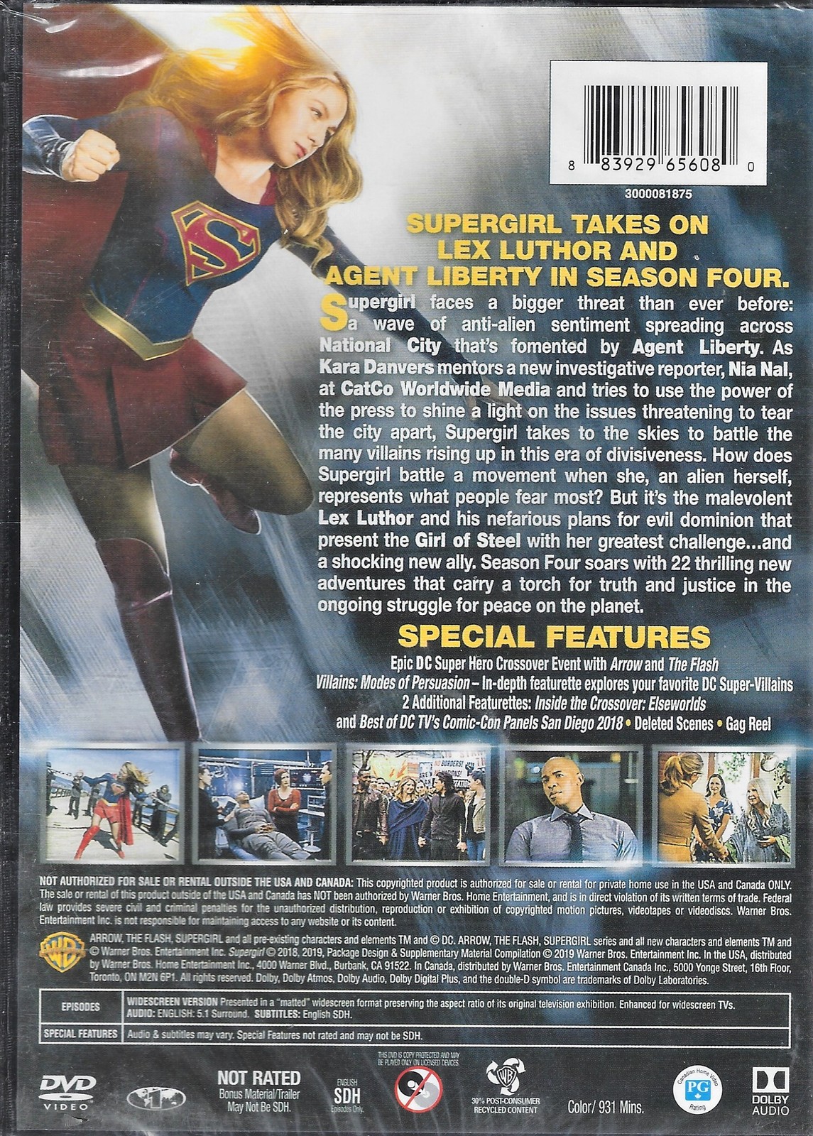 Supergirl The Complete Season Dvd Brand New Dvds Blu Ray Discs