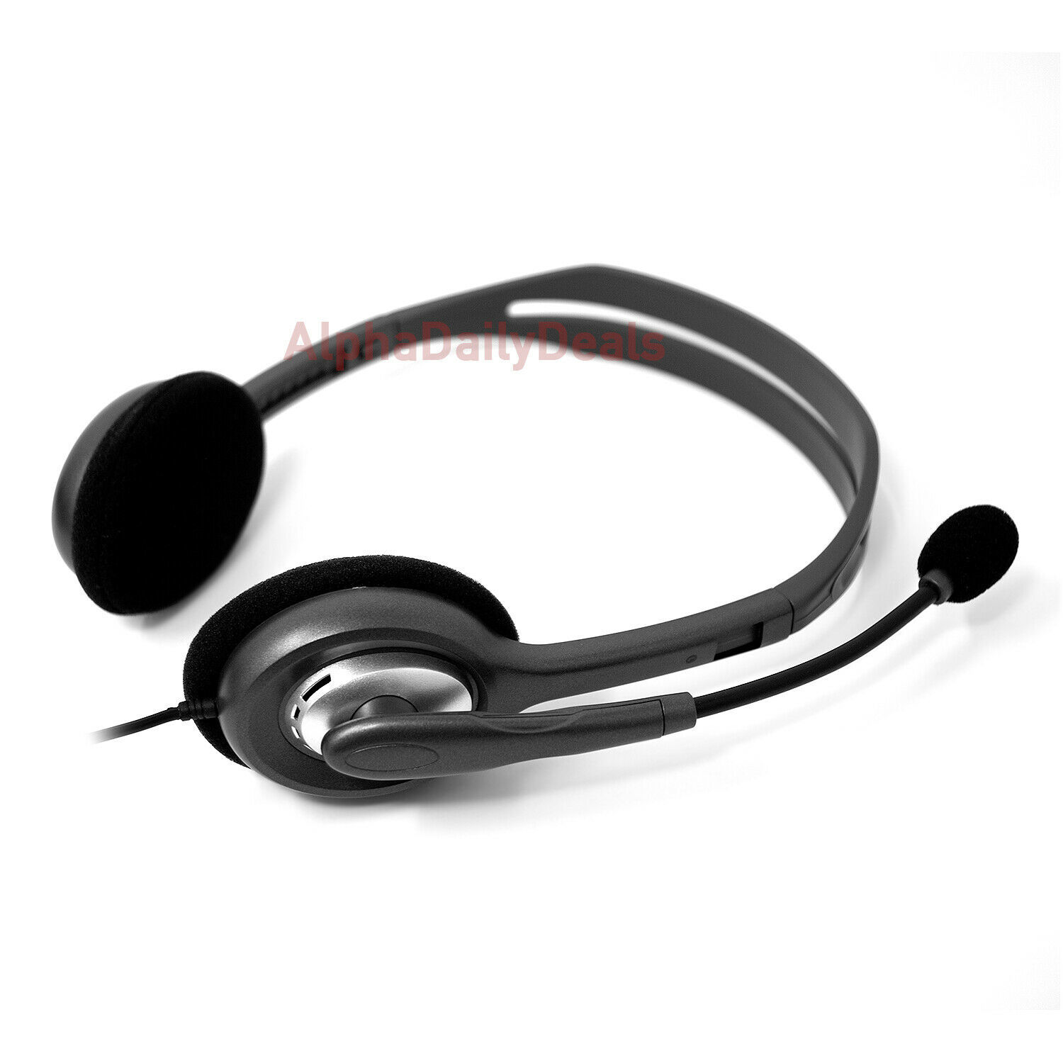 Logitech H Stereo Headset With Microphone Noise Cancellation Mm