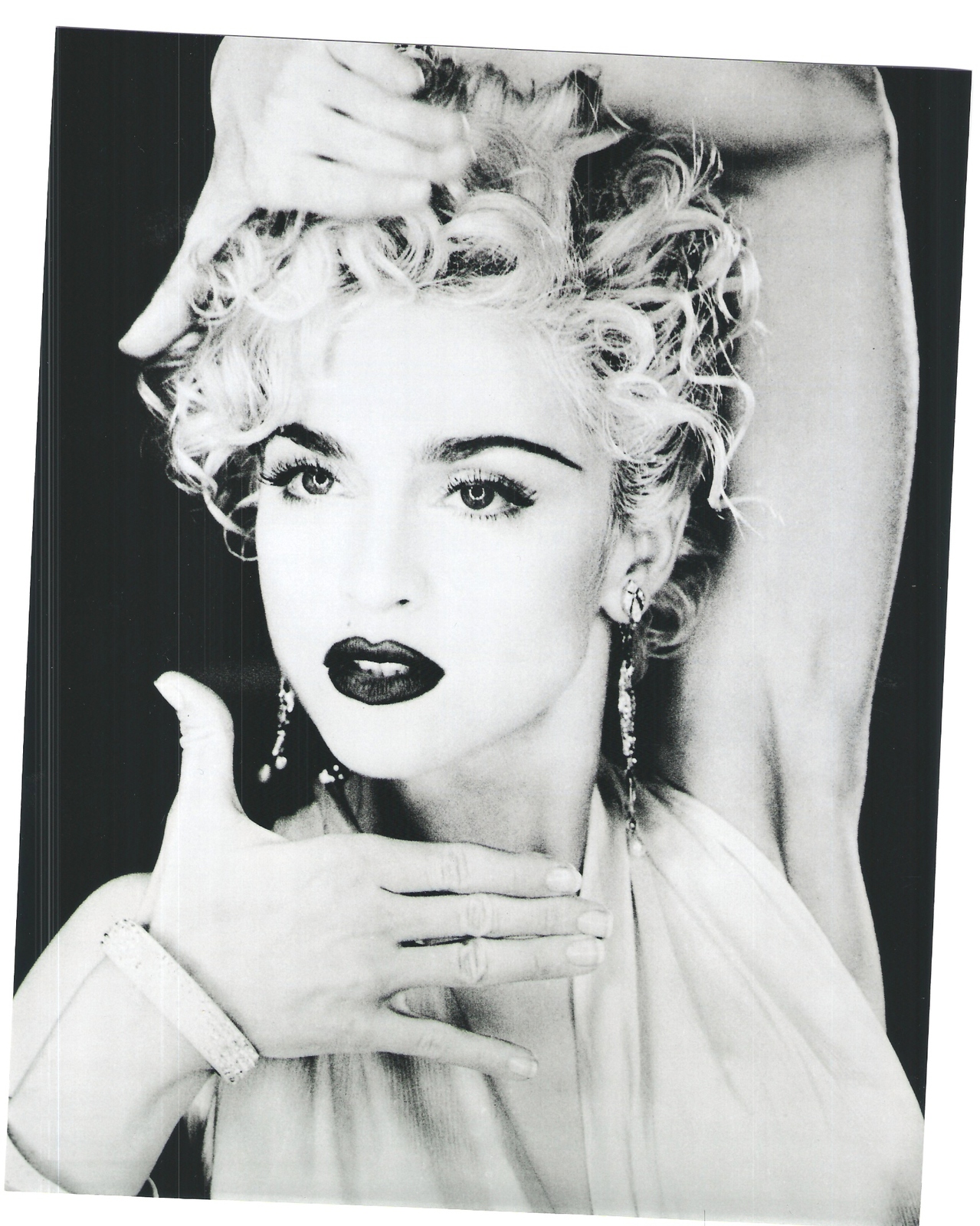 Madonna Vogue Vintage X Bw Music Memorabilia Photo Photos