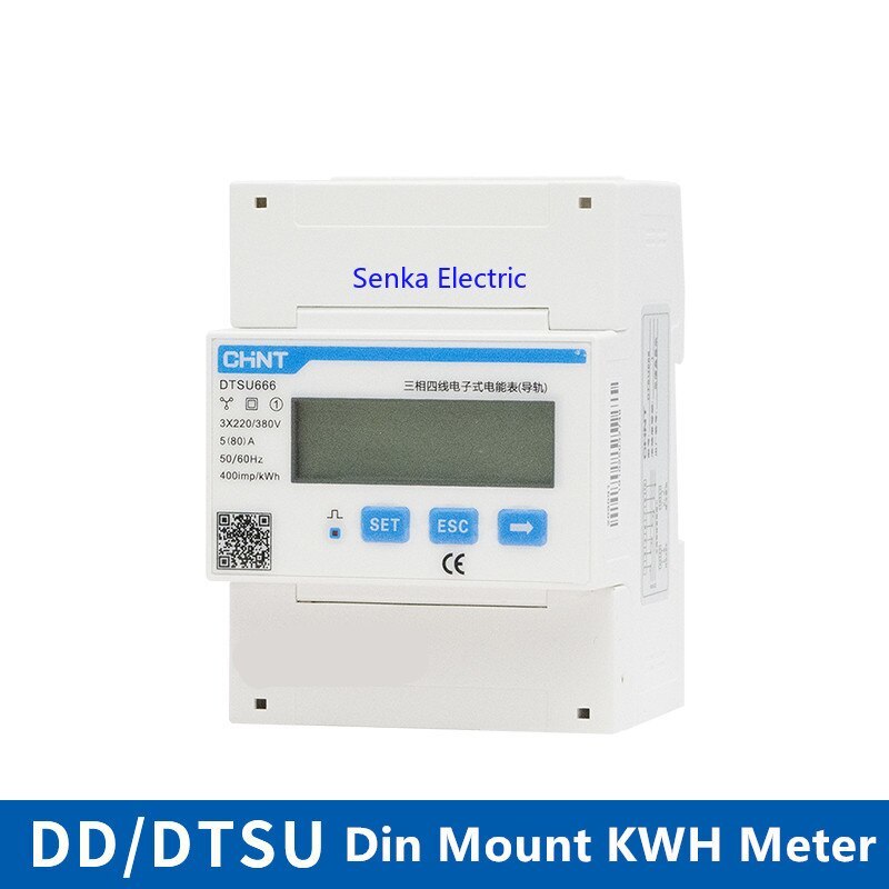 Home House CHINT Multifunction Power Meter Programable V A W KWH VAR