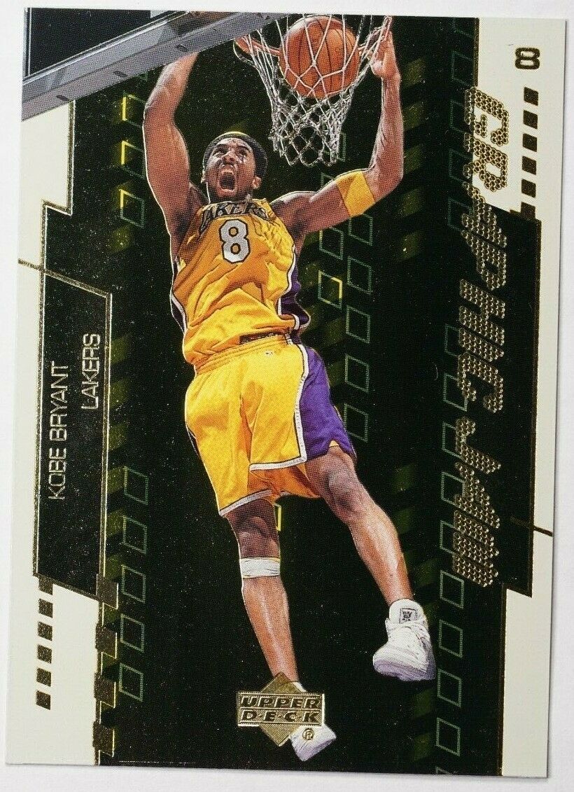 2000 01 KOBE BRYANT UPPER DECK GRAPHIC JAM 8 INSERT MINT CONDITION DR