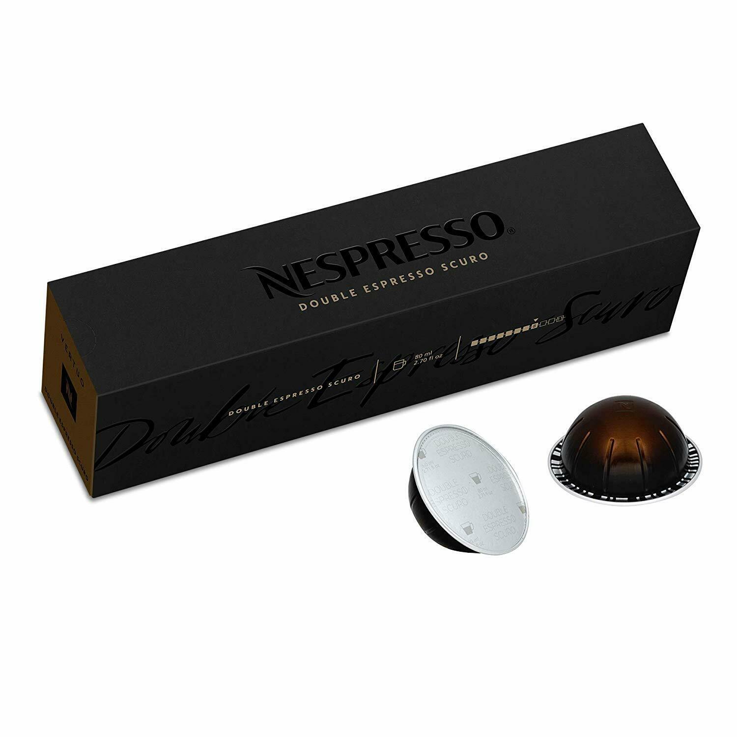 Nespresso Capsules Vertuoline Double Espresso Scuro Dark Roast