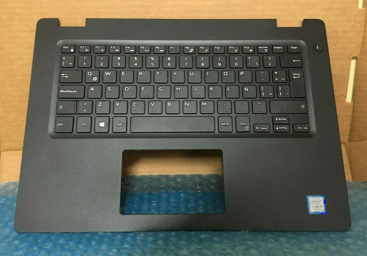 Genuine Dell Latitude Palmrest Spanish Non Backlit Keyboard