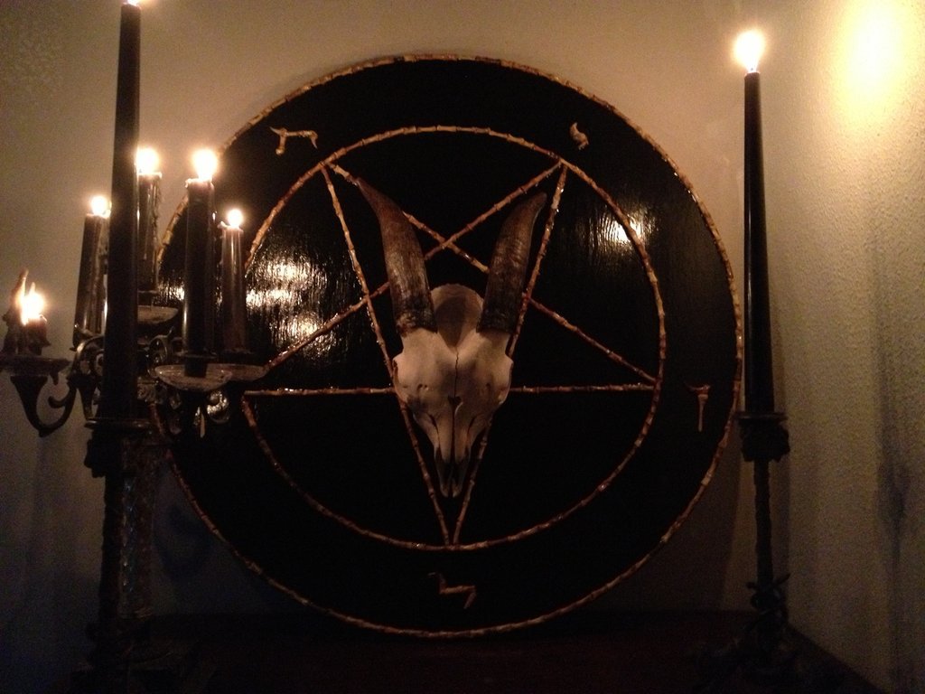 Celebrity satanic ritual fan image