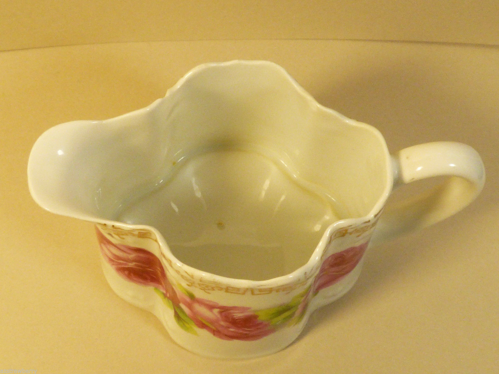 Z S Co Bavaria Porcelain Creamer Pitcher Pink Rose Pattern Other