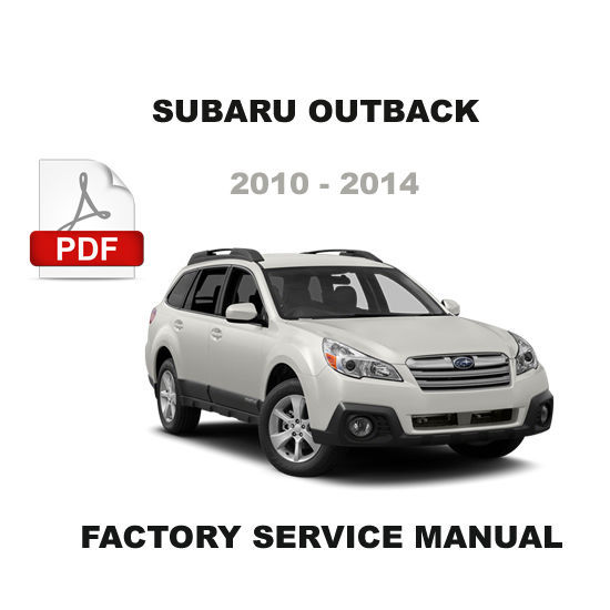 Factory Service Manual Subaru