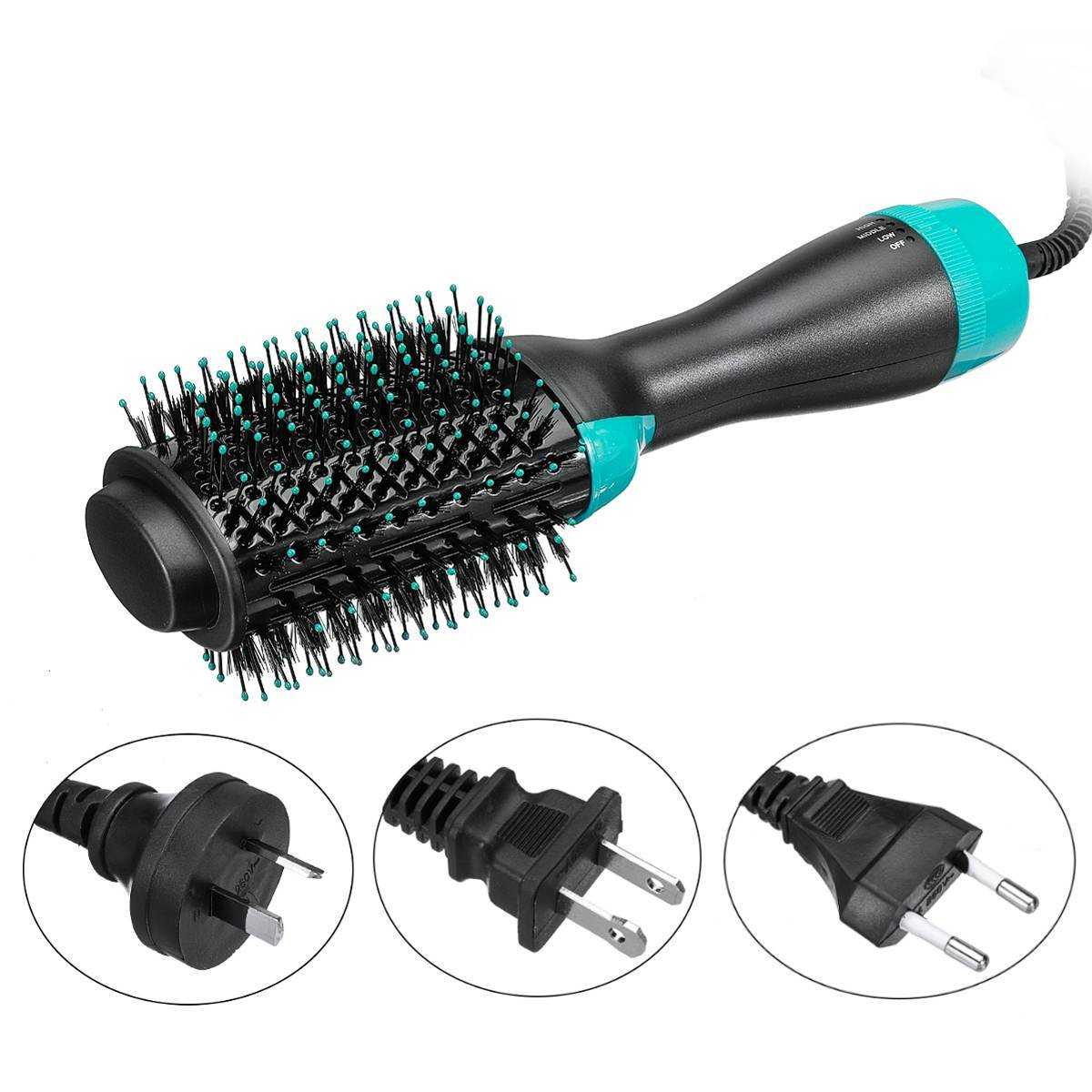 In Electric Hair Dryer Comb Infrared Negative Ion Hot Air Comb