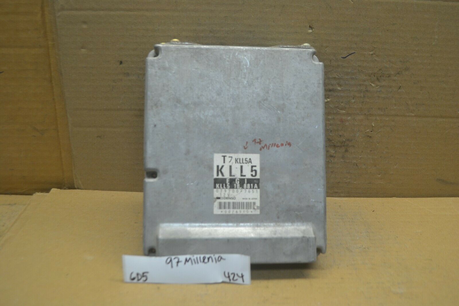 1997 Mazda Millenia Engine Control Unit ECU KLL518881A Module 424 6d5