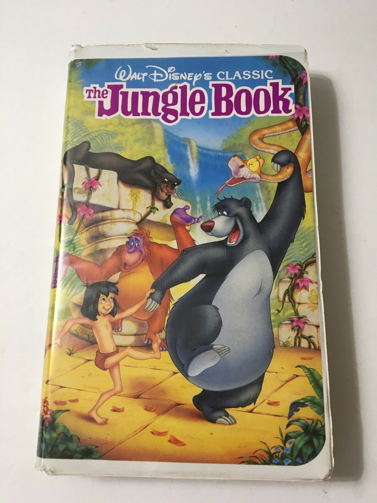 Rare The Jungle Book Disney Classics Vhs Black Diamond Clamshell