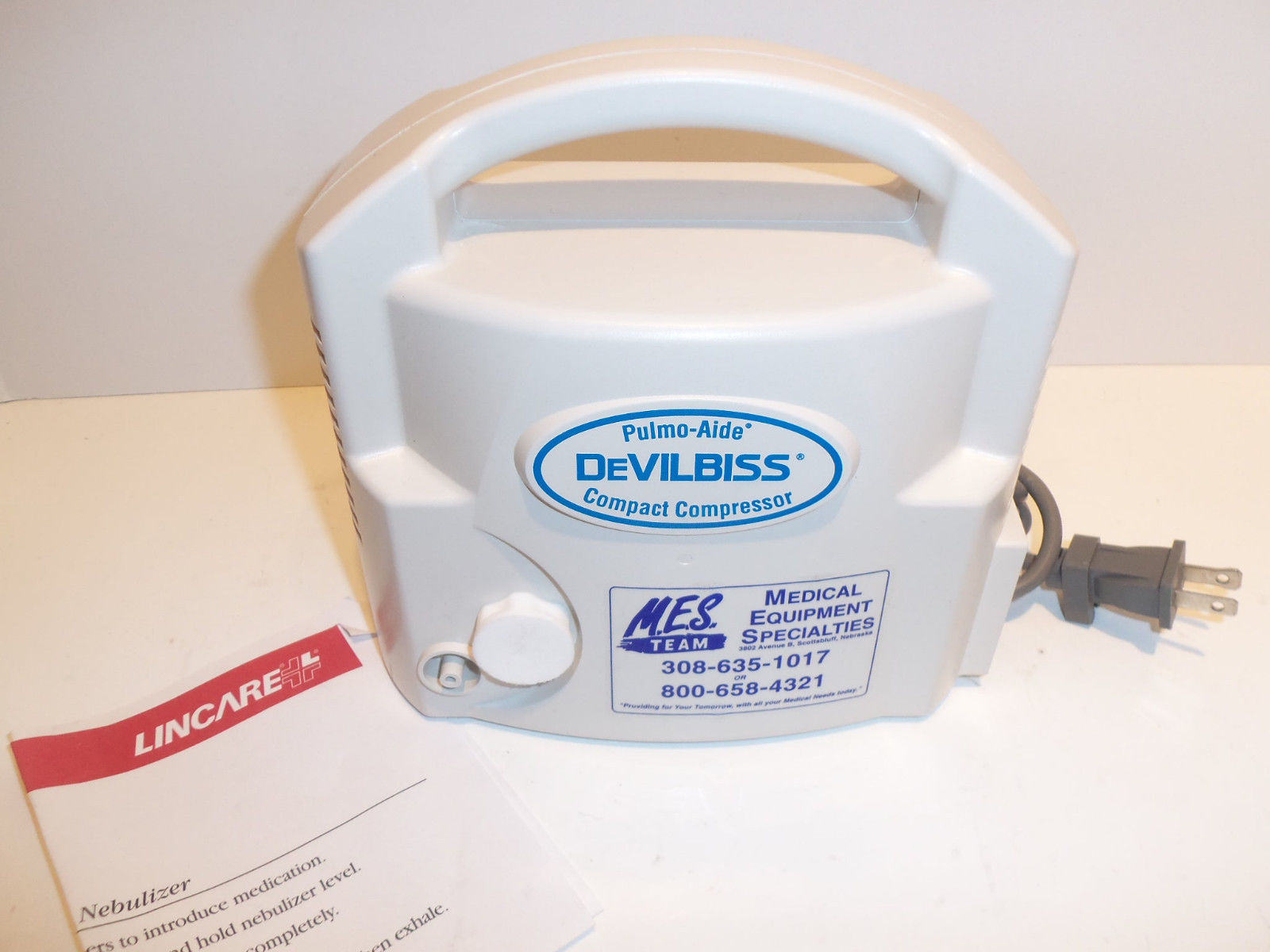 Devilbiss Pulmo Aide Compact Medical Compressor Nebulizer System Mod