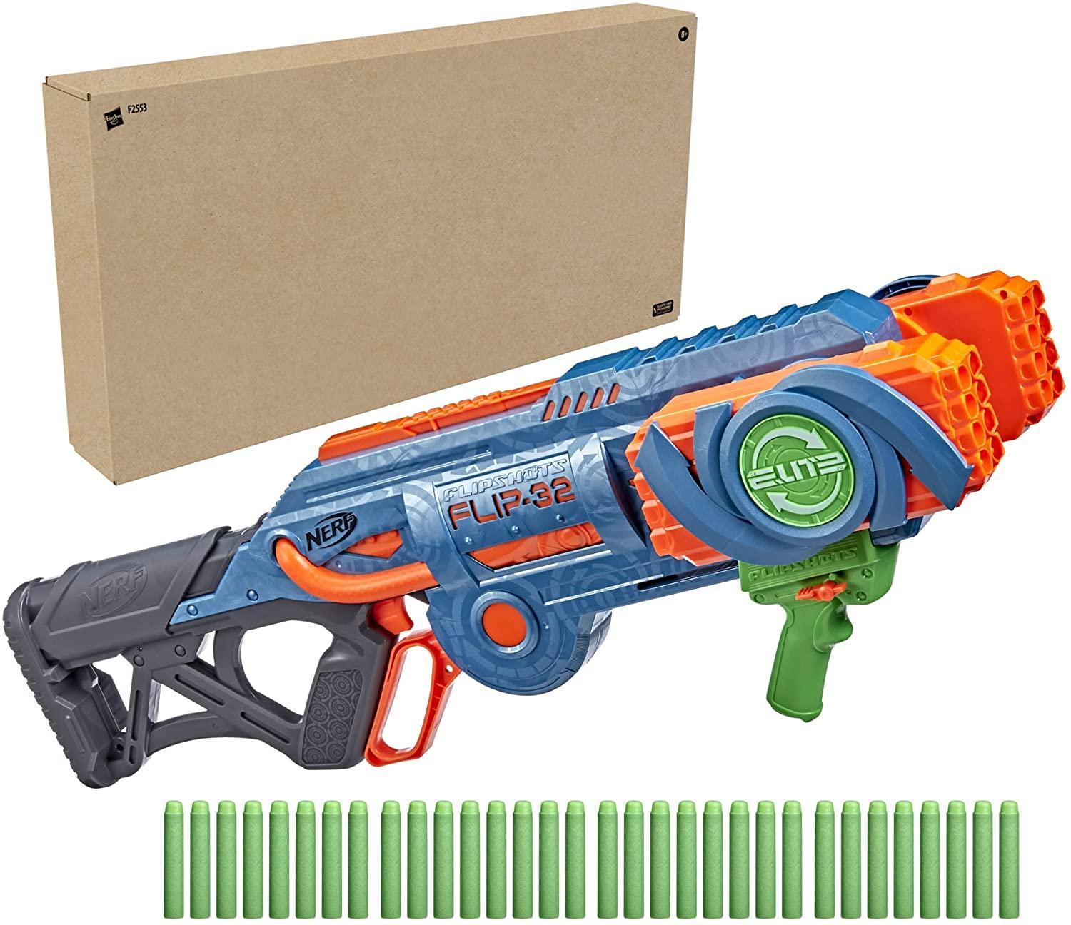 NERF Elite 2 0 Flipshots Flip 32 Blaster Rotating Dart 32 Dart Guns