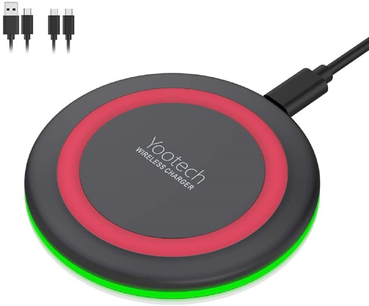 Yootech Wireless Charger Qi Certified 10W Max Fast Wireless With 2 USB