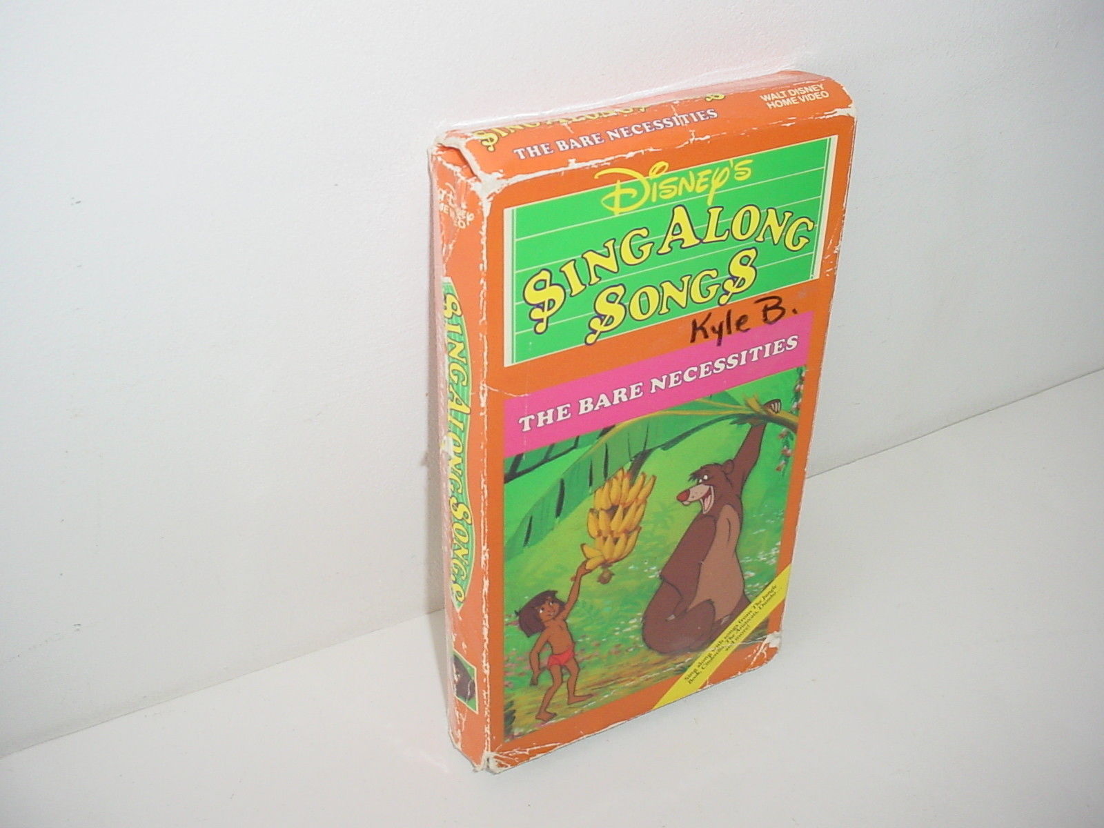 Sing Along Songs The Bare Necessities Walt Disney VHS Video Tape Movie