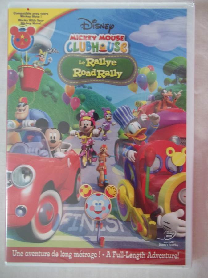 Mickey Mouse Clubhouse Road Rally Le Rallye Dvd Brand New English