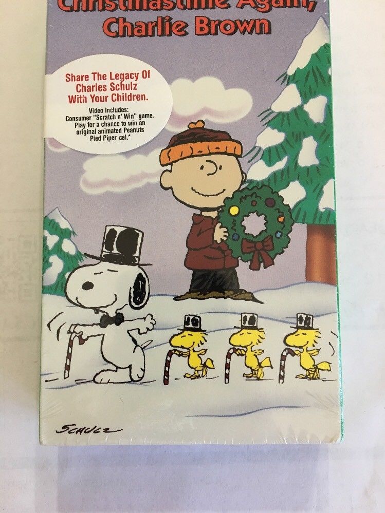 Its Christmastime Again Charlie Brown VHS 1996 RARE VINTAGE SHIPS N 24