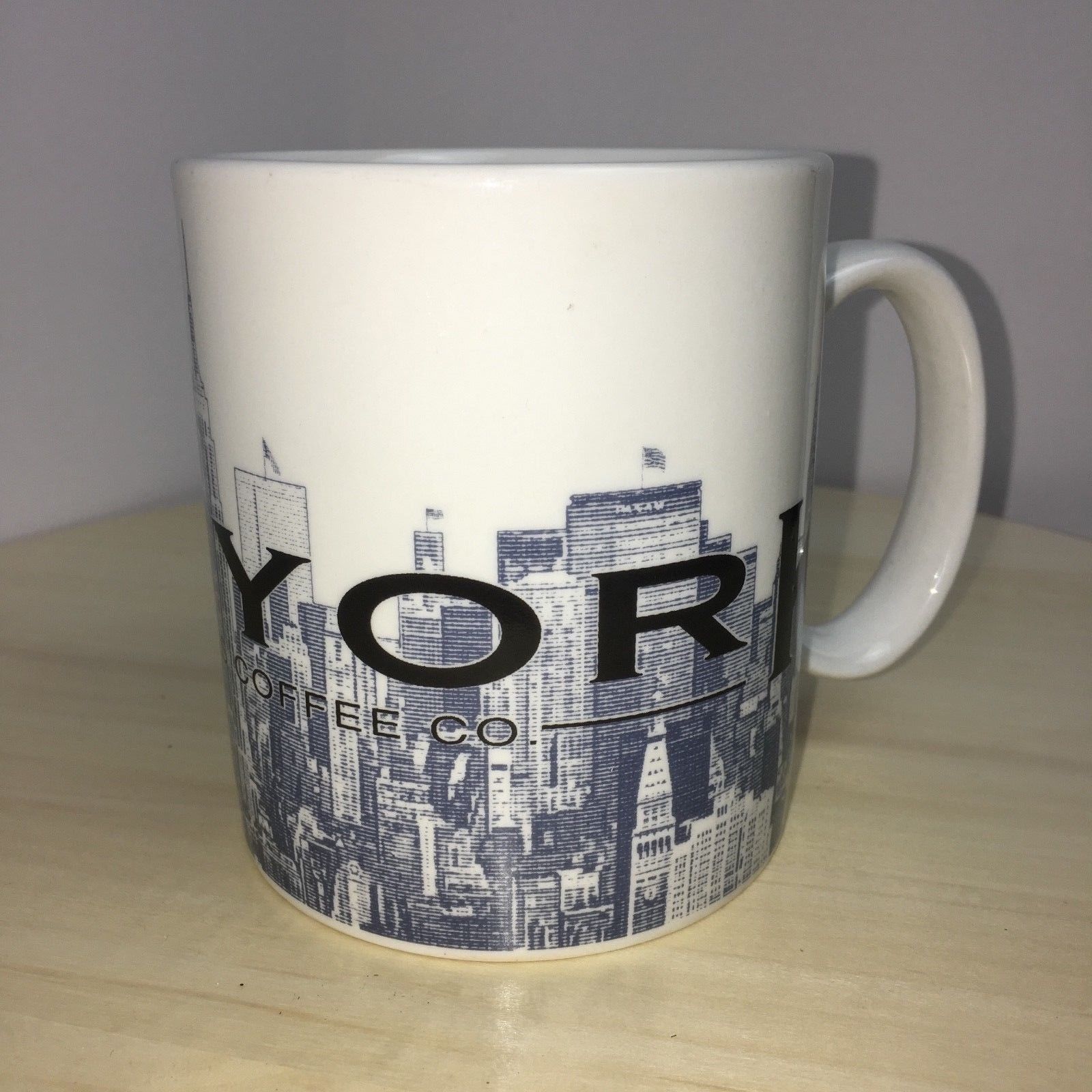 Starbucks 2002 New York City Skyline Series Coffee Mug Cup Mugs