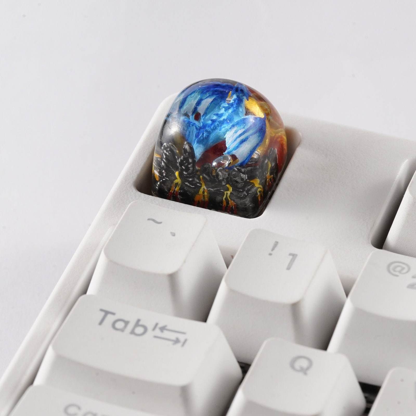 Keycaps Dragon Artisan Keycaps Keycap Pokemon Handmade Sa And Oem