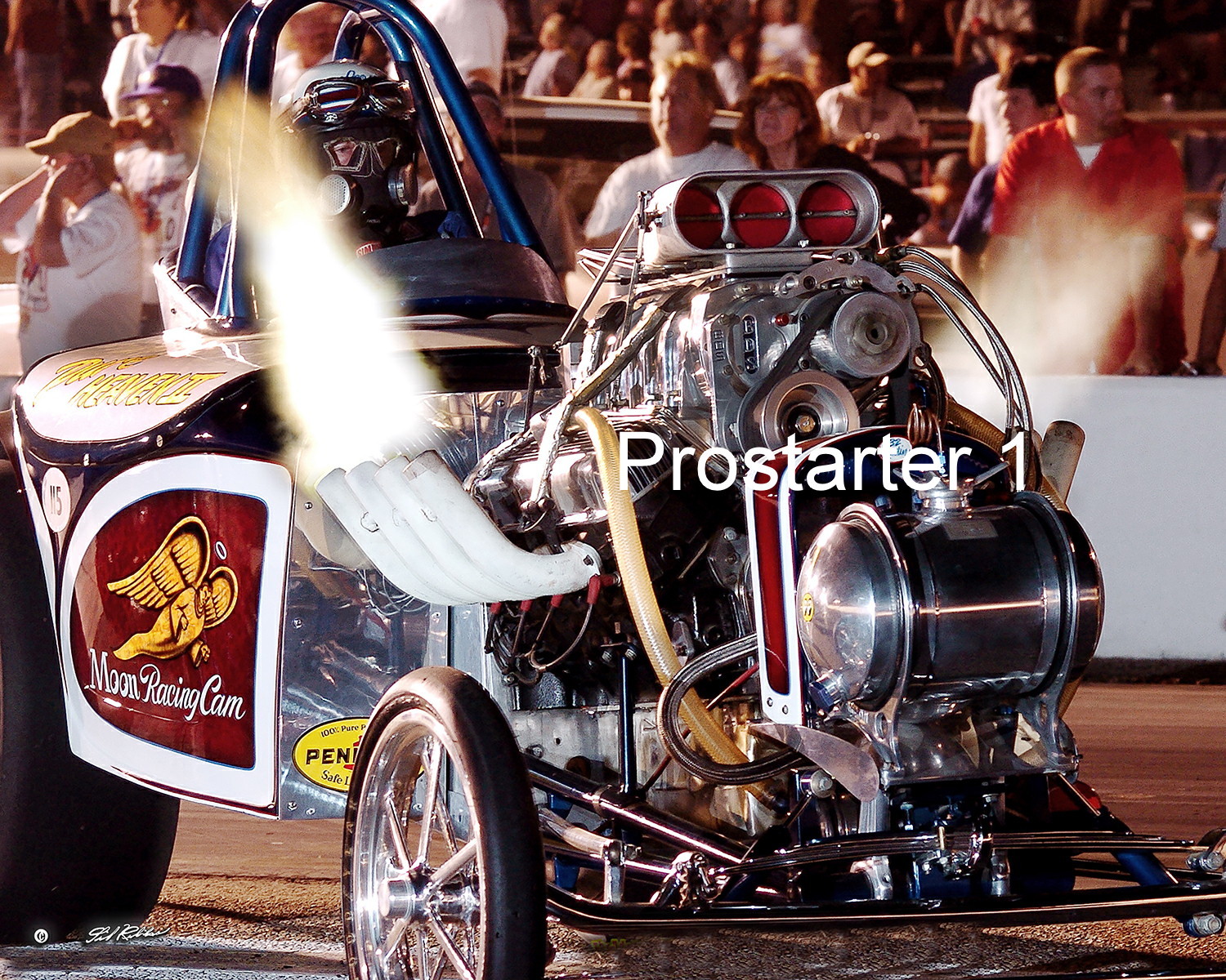 8x10 Color Drag Racing Photo PURE HEAVEN AA Fuel Altered 2005