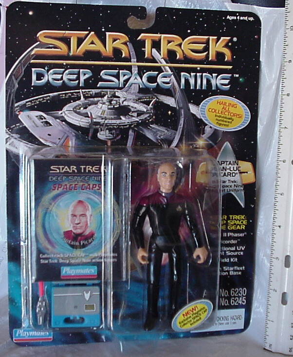 Star Trek Captain Picard Action Figure DS9 Series With POG 1994 Deep