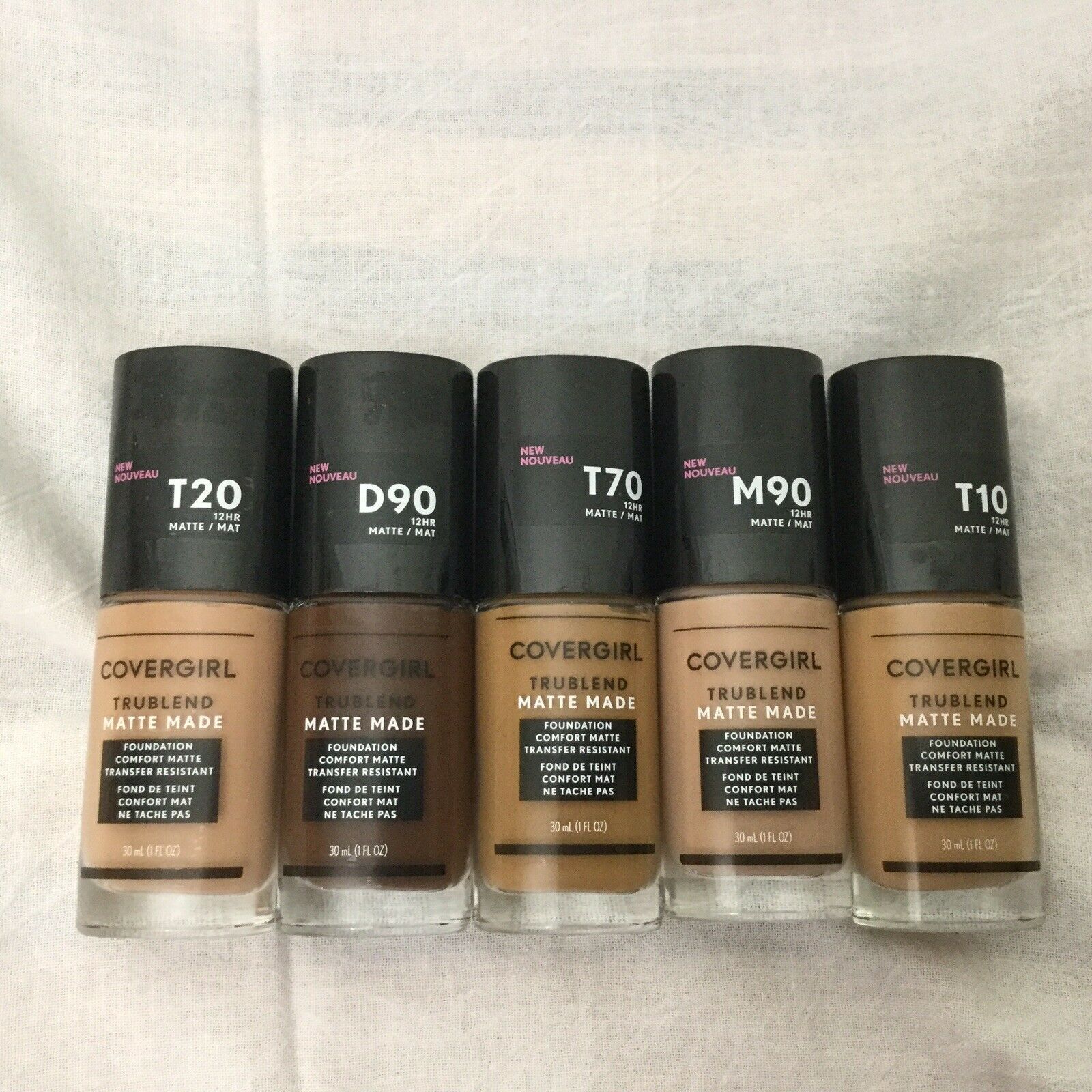 New Covergirl Trublend Matte Made Liquid Foundation Various Shades You