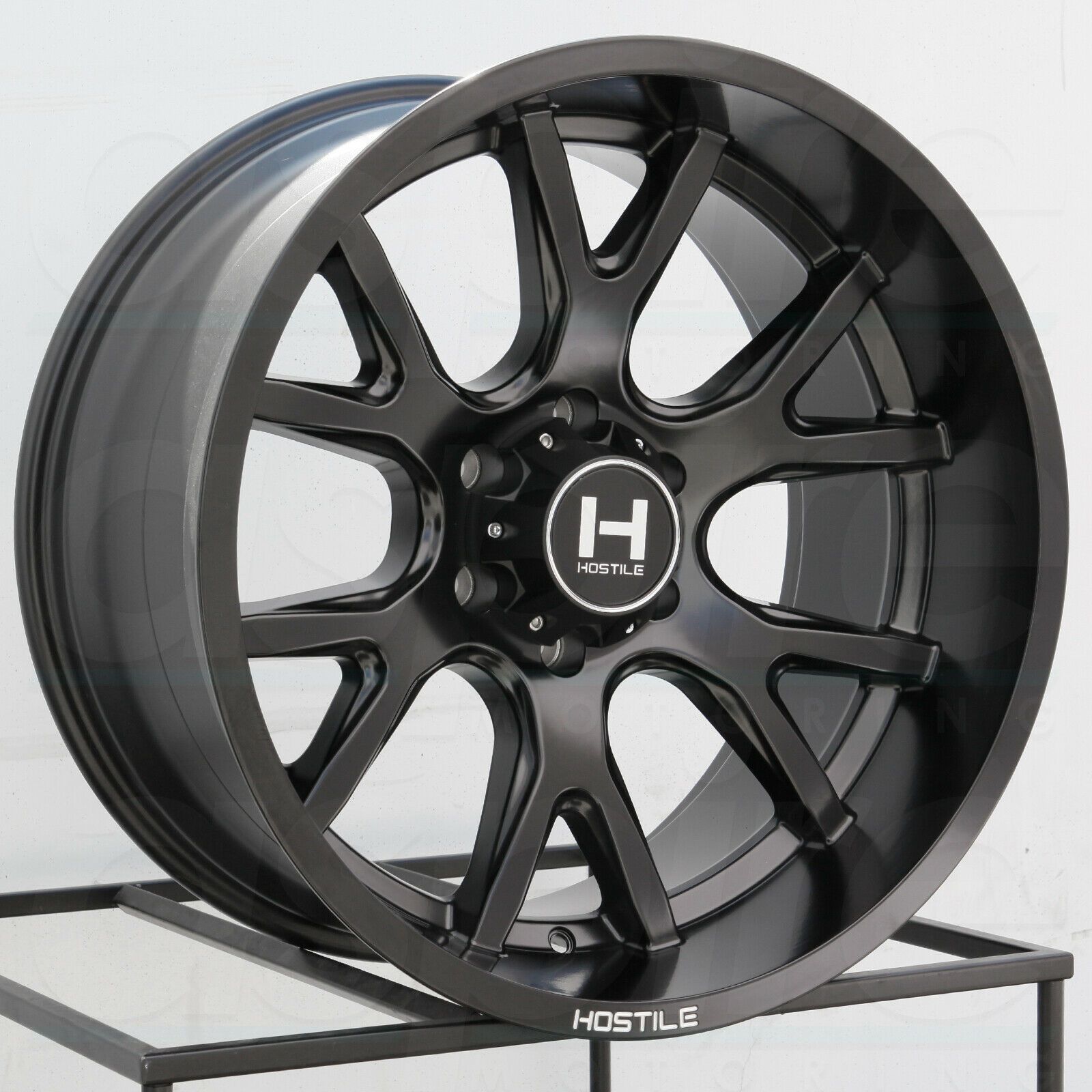 One X Hostile H Rage X X Full Black Wheels Rims Wheels