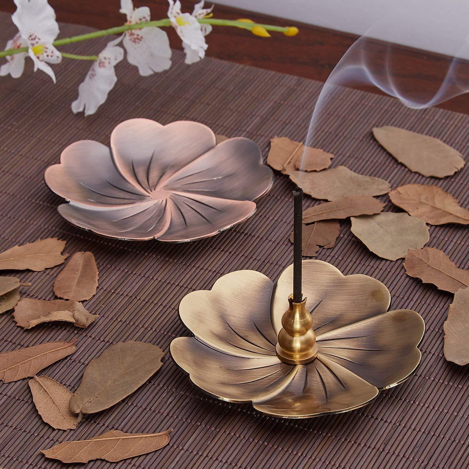 Lotus Incense Burner Incense Holder For Stick Cone Coil Incense With