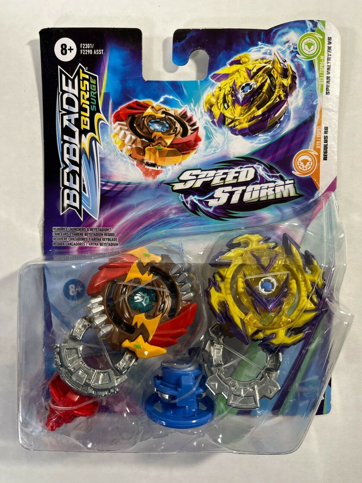 Beyblade Burst Surge Speed Storm Dual Pack Regulus R Spear Valtryek V