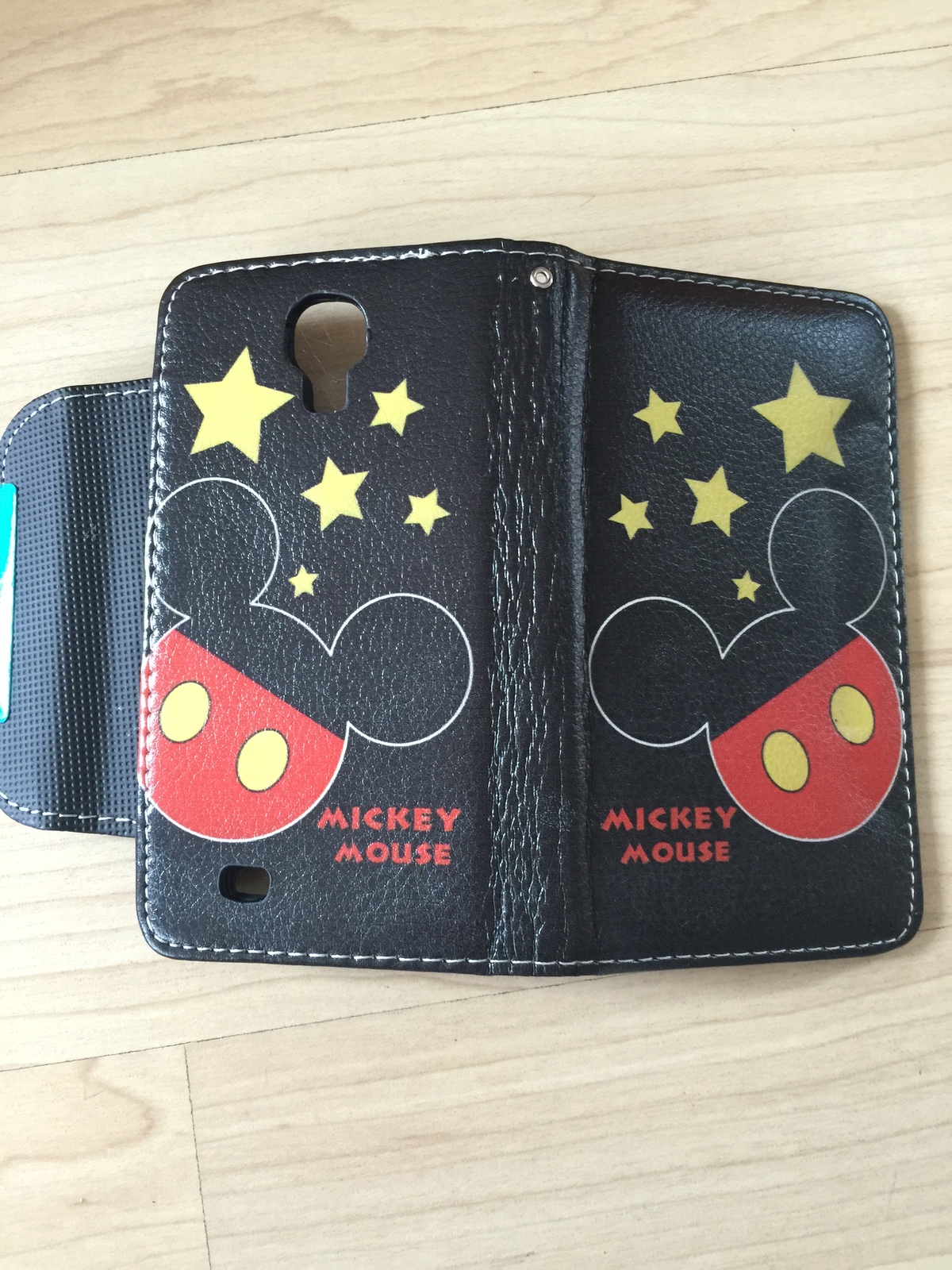 Disney Mickey Mouse Pu Leather Case Wallet For Samsung Galaxy S Ship