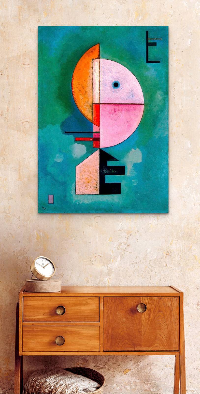 Kandinsky Upward Wall Art Wassily Kandinsky Reproduction Print