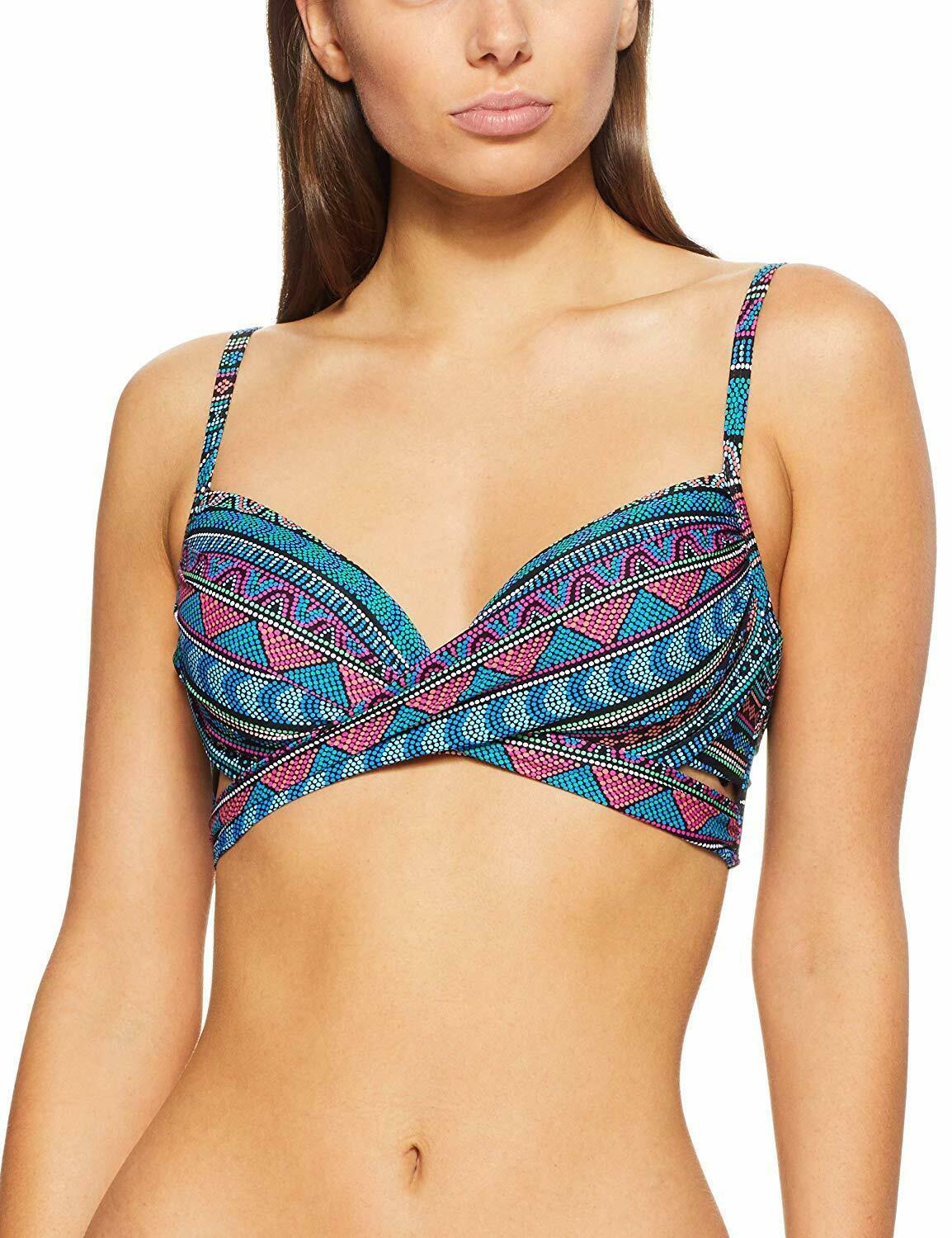 Coco Reef Multi Santa Cruz Enrapture Bikini Top Us D D Uk D D