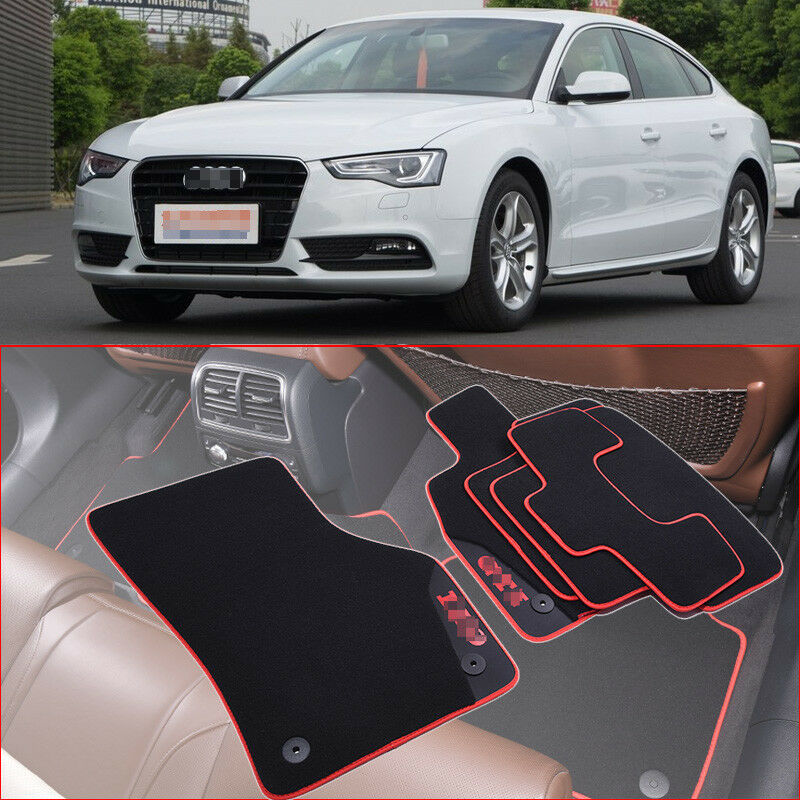 For Audi A Door Car Floor Mat Liner Front Carpet Full Pcs Mats S