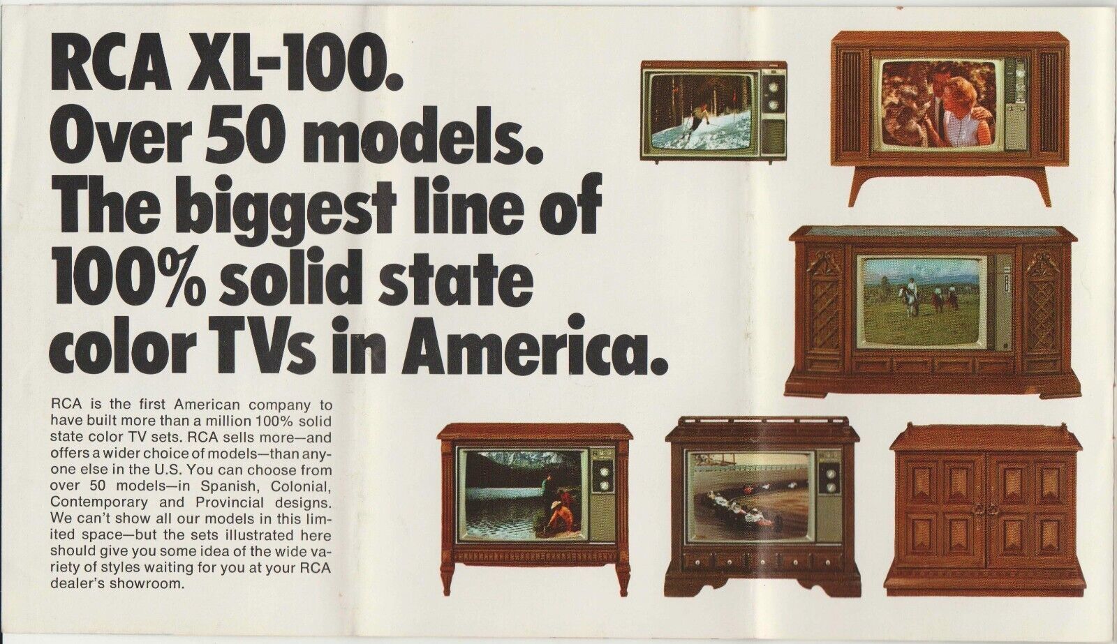 Rca Solid State Color Tv Console And Similar Items