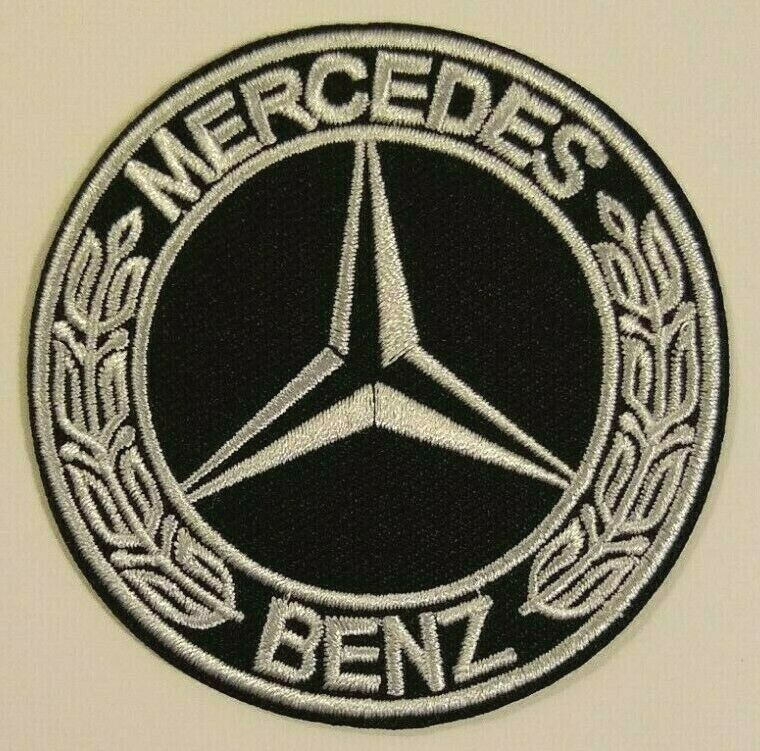 Mercedes Benz Patch German Car Auto Racing Round Embroidered