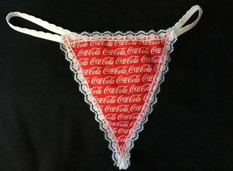 New Sexy Womens Coca Cola Coke Soda Gstring Thong Lingerie Panties