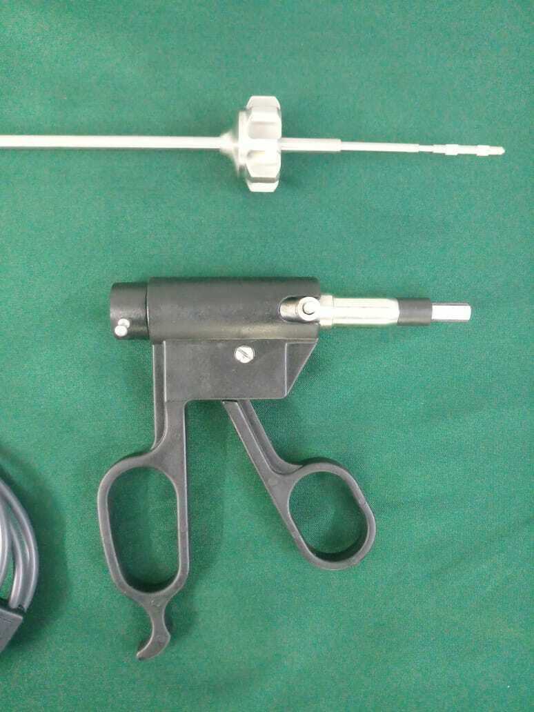 Laparoscopic Bipolar Bissinger Fenestrated Grasper Forceps With Cable