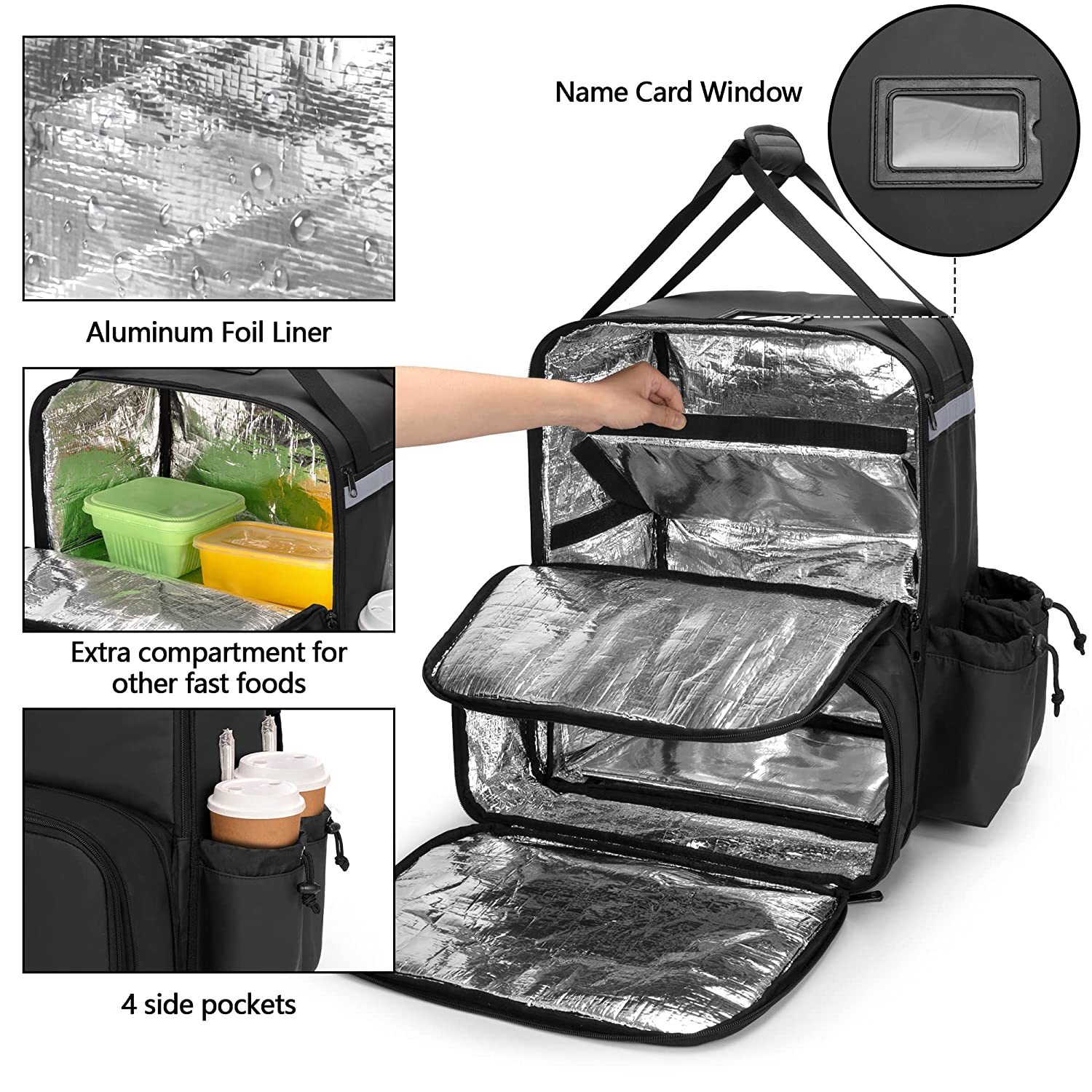 Expandable Food Delivery Bags From Trunab And Similar Items