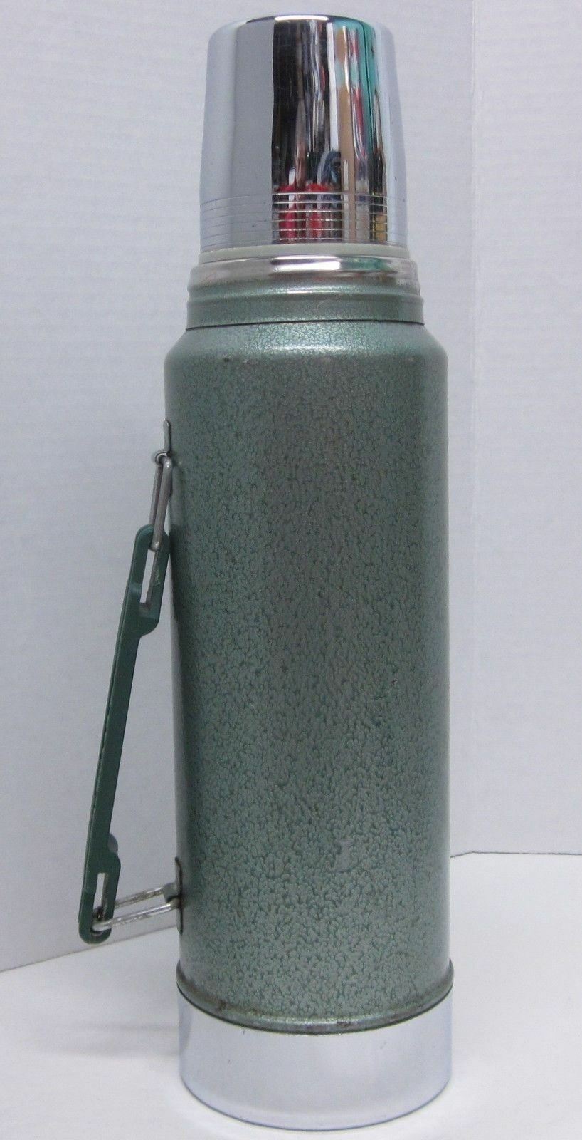 Aladdin Stanley Vintage Green Steel Thermos A Dh Quart Usa Pour