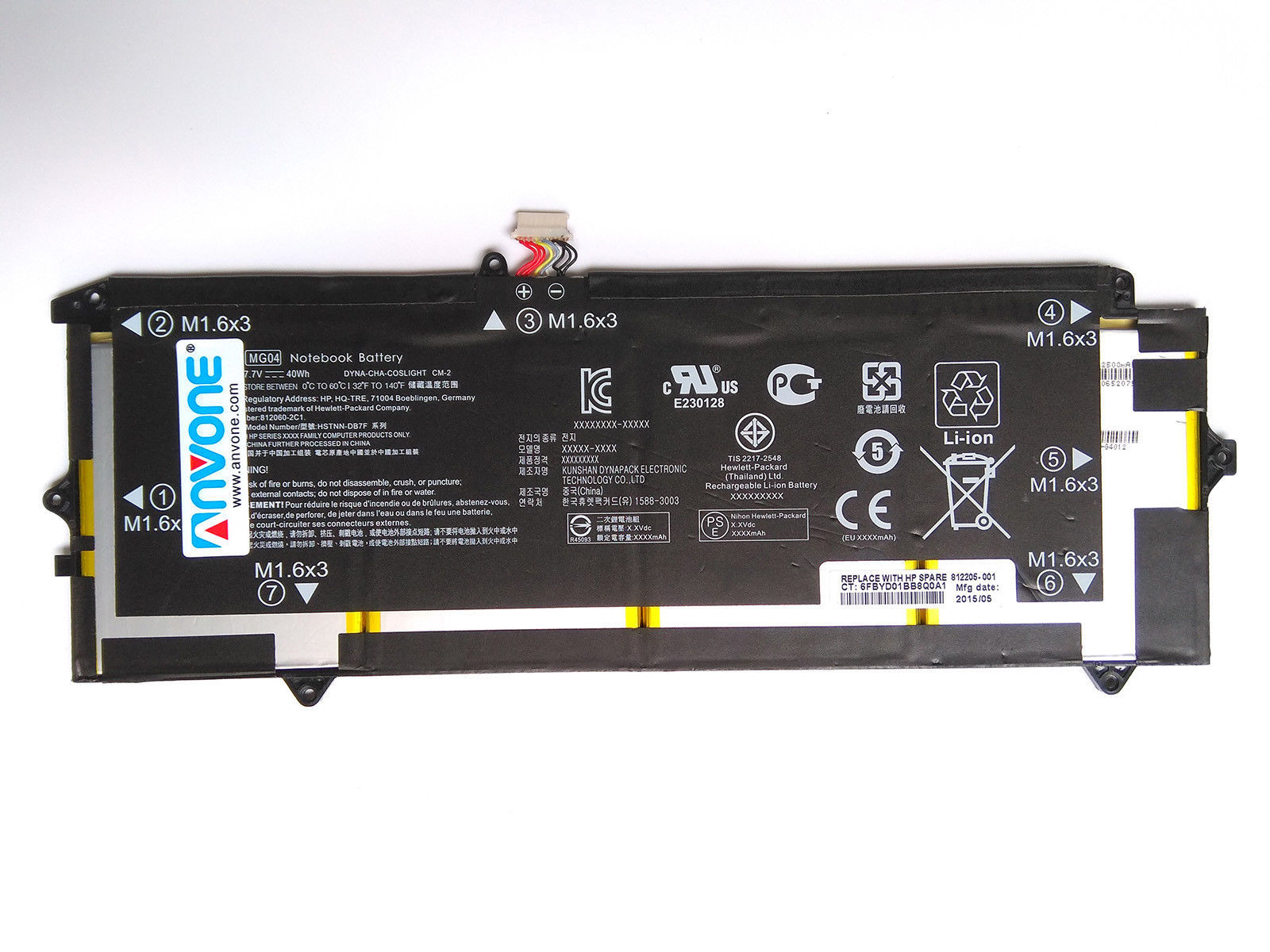 Genuine Hp Mg Mg Xl Battery Fit Hp Elite X G Hstnn