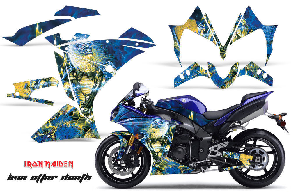 Street Bike Graphics Kit Decal Sticker Wrap For Yamaha Yzf R