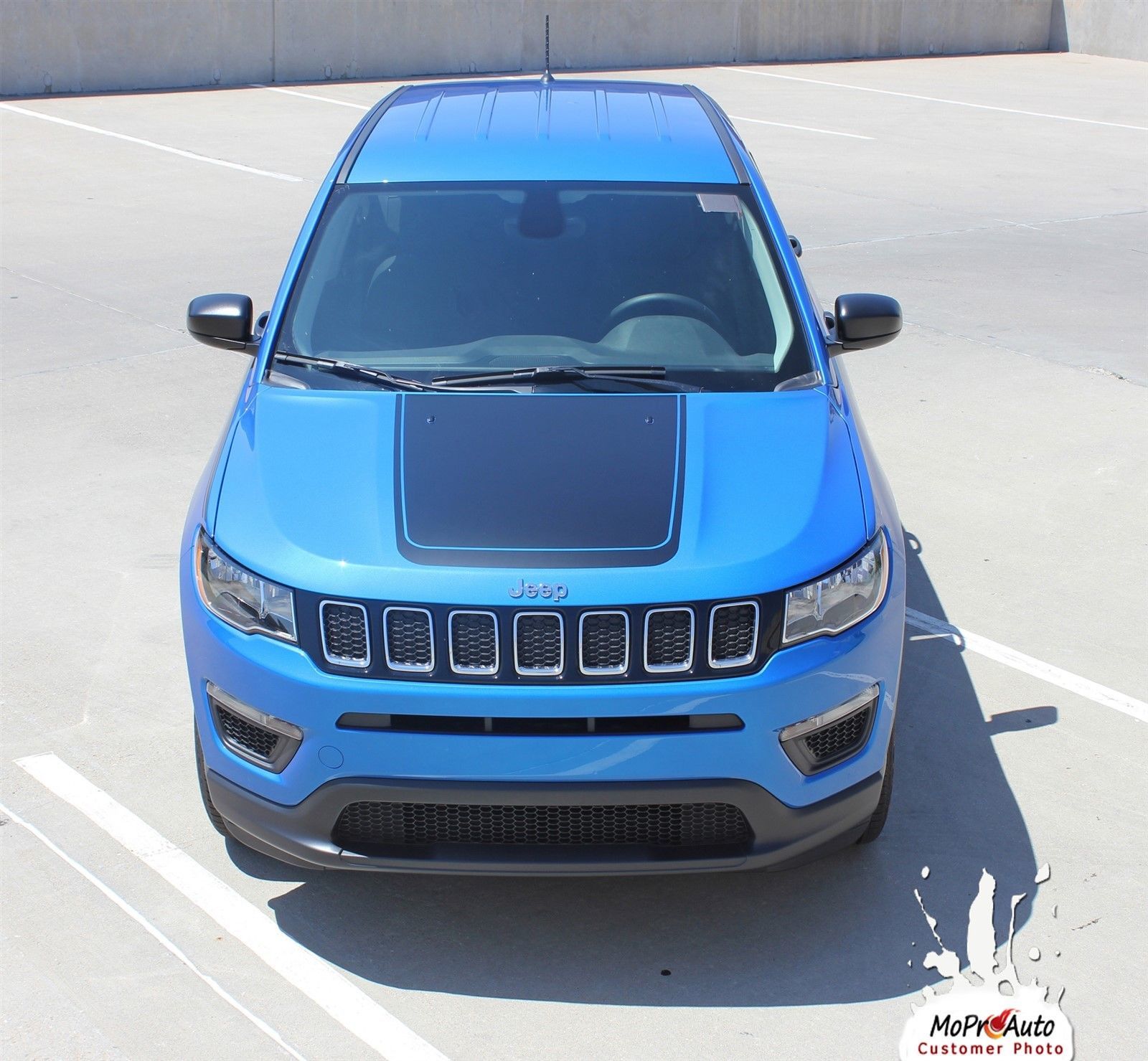 2017 2018 BEARING Jeep Compass Vinyl Graphics Decal 3M Stripe Hood