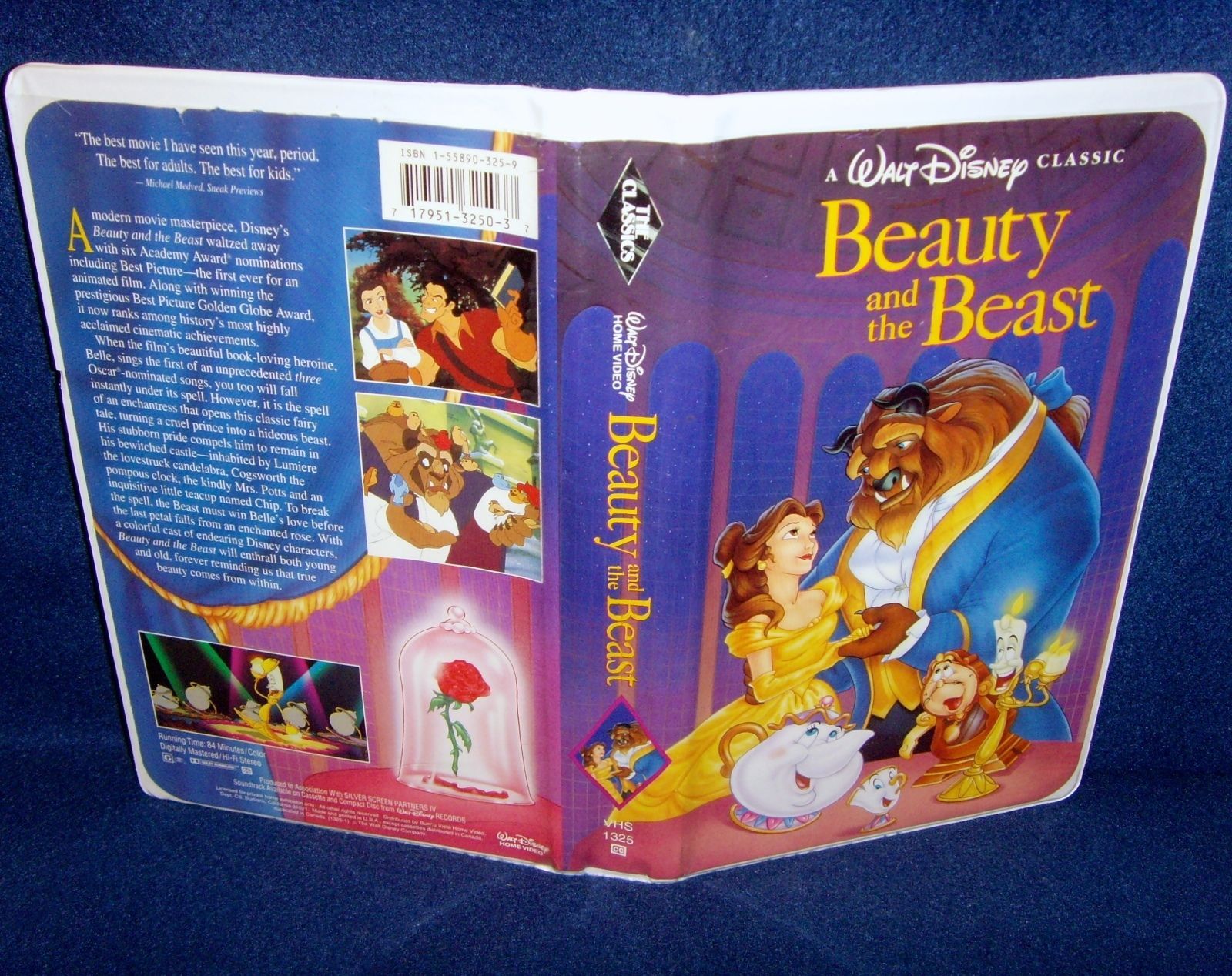 Disney Beauty And The Beast Vhs Classics Edition Rareusa