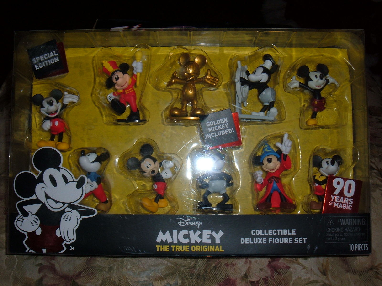 Disney Mickey Mouse 90 Years Of Magic Special Edition Set 10 Figures