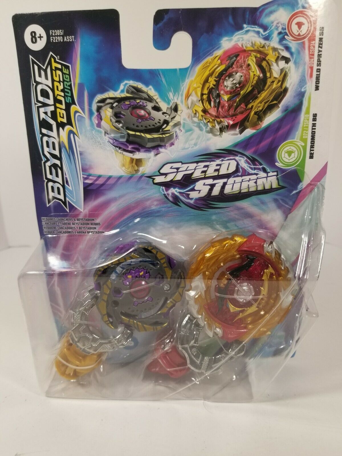 Beyblade Burst Surge SpeedStorm World Spryzen S6 And Betromoth B6