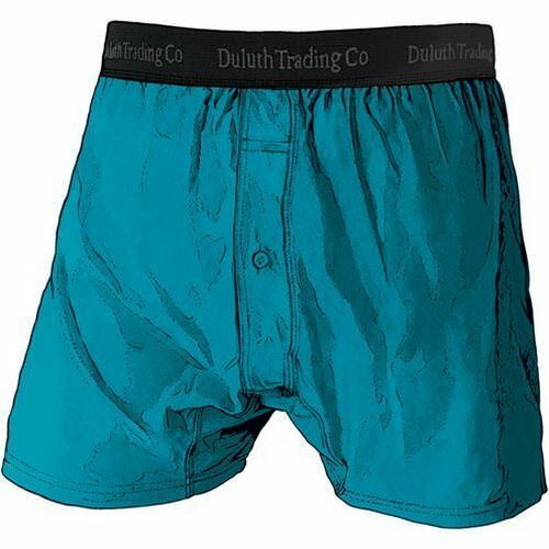 Men S Duluth Trading Co Buck Naked Performance Boxers In Blue