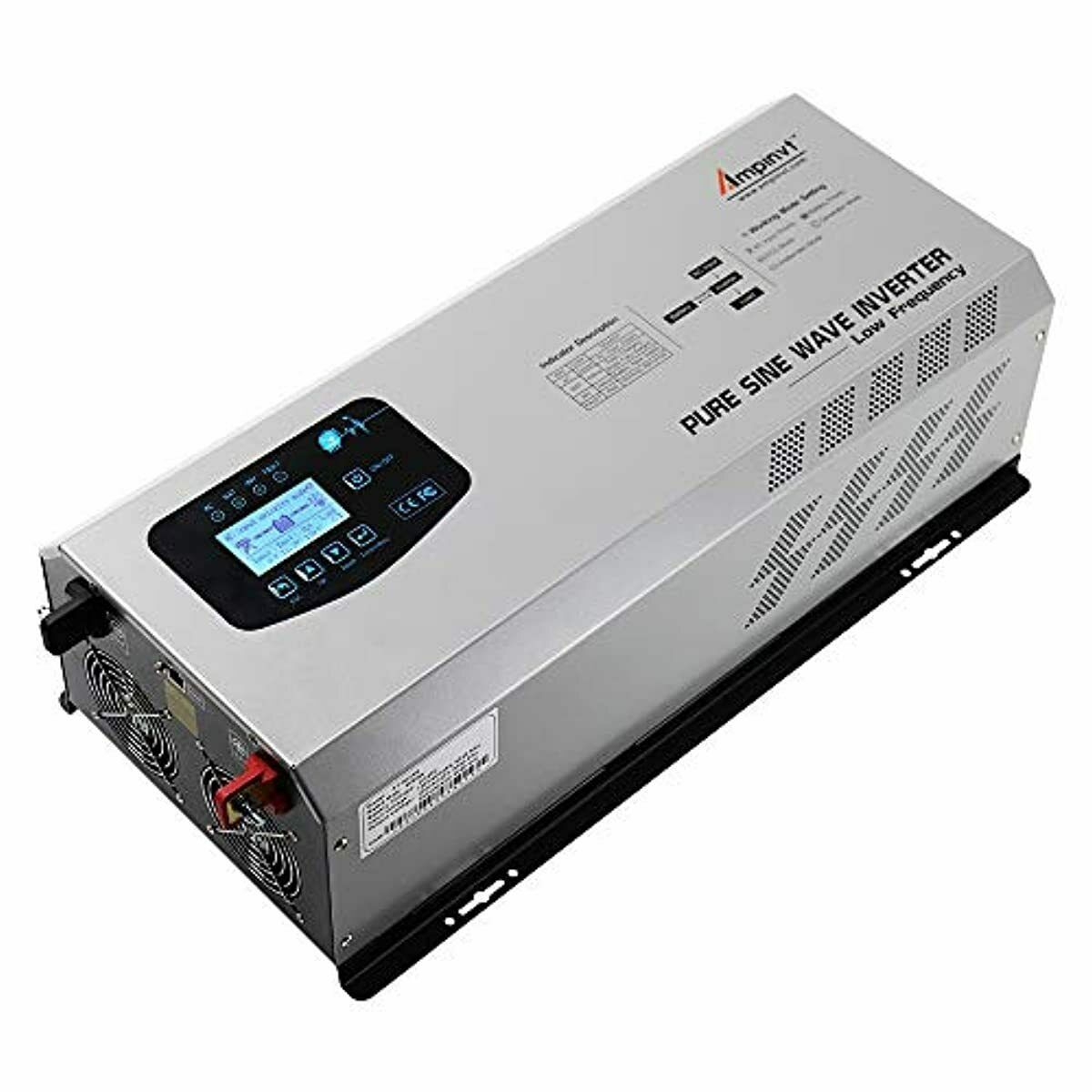 AMPINVT 6000W Peak 18000W Pure Sine Wave Power Inverter Charger DC 48V