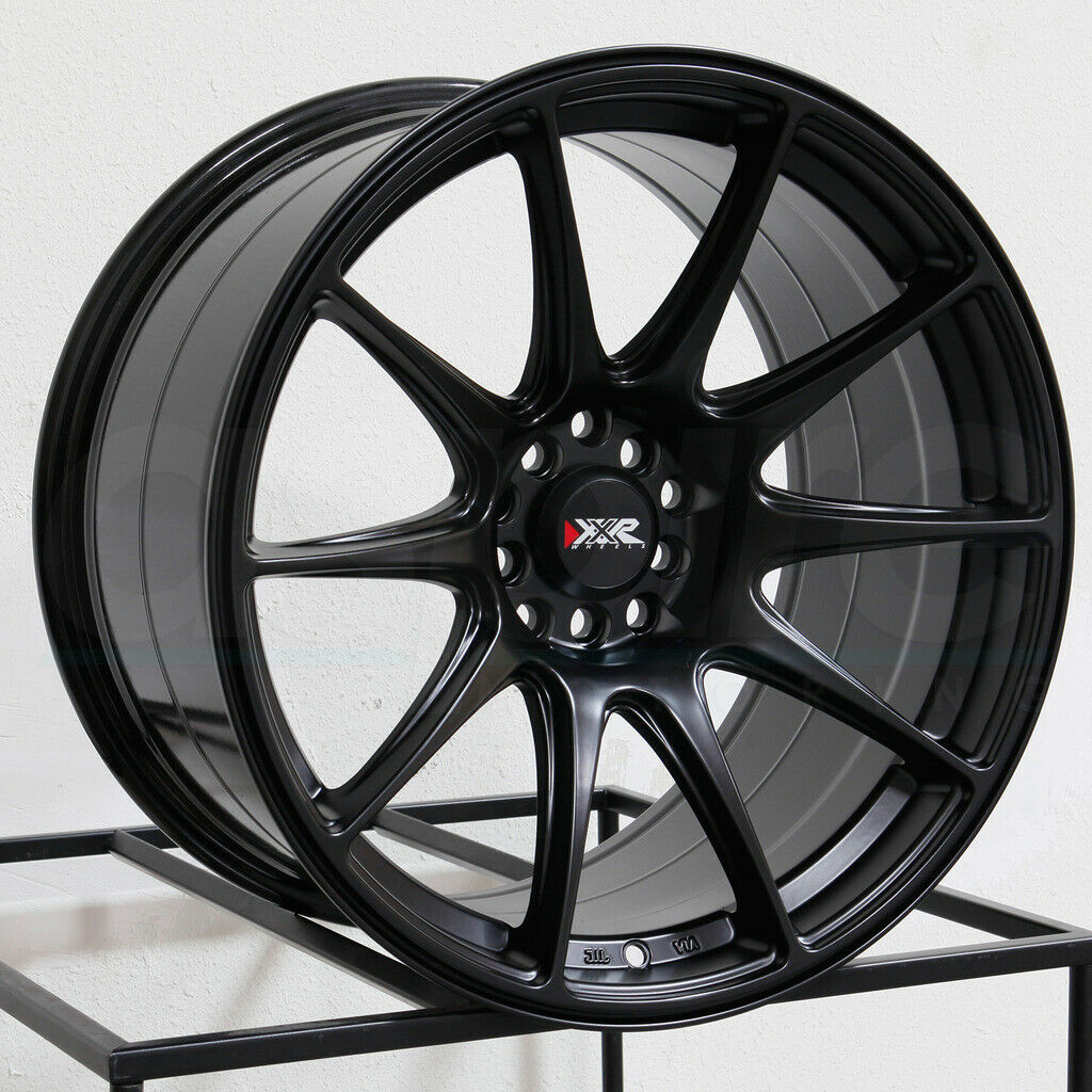 One 17x8 25 XXR 527 5x100 5x114 3 35 Flat Black Wheels Rims Wheels