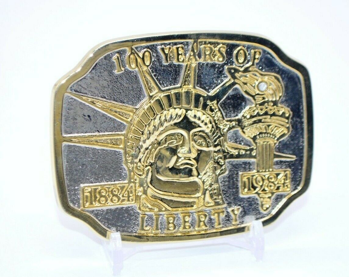 Years Of Statue Of Liberty Centennial Silver Gold Tone