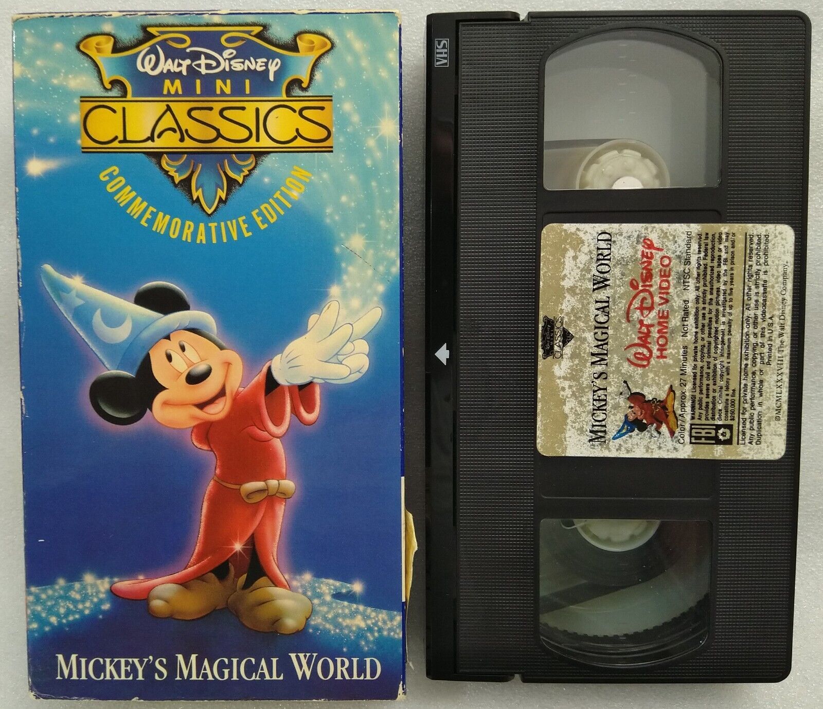 Vhs Walt Disney Mini Classics Mickeys Magical World Vhs Vhs